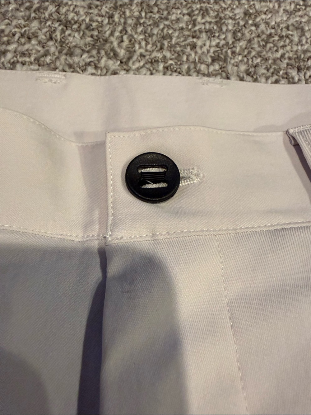 Lululemon Bone White Mens Straight Pants - Picture 2 of 5